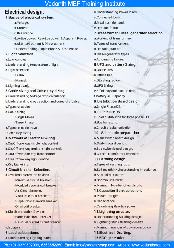 Electrical Systems at Glance